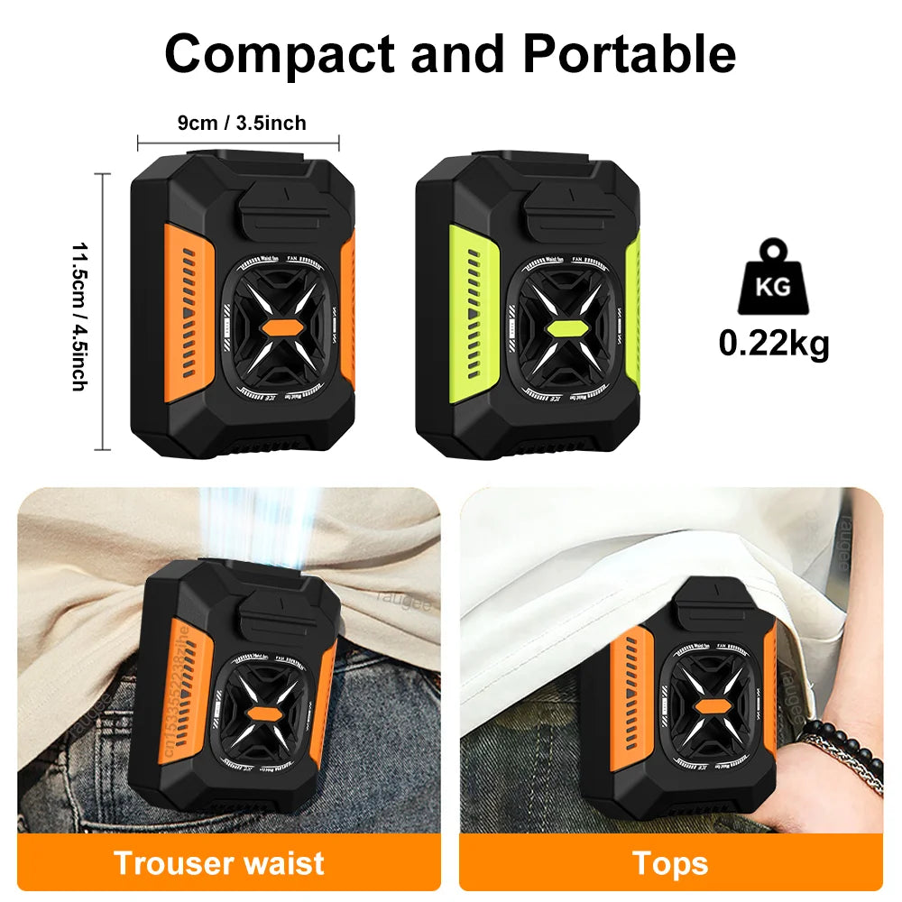 Portable Waist & Neck Fan (5000mAh)