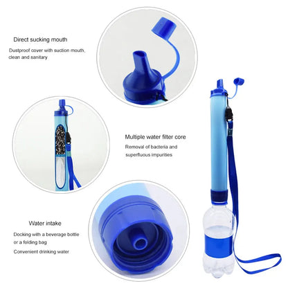 Portable Water Filter Straw (Survival & Emergency)
