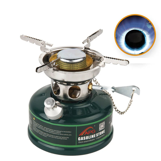 Camping Gasoline & Oil Stove with Silencer