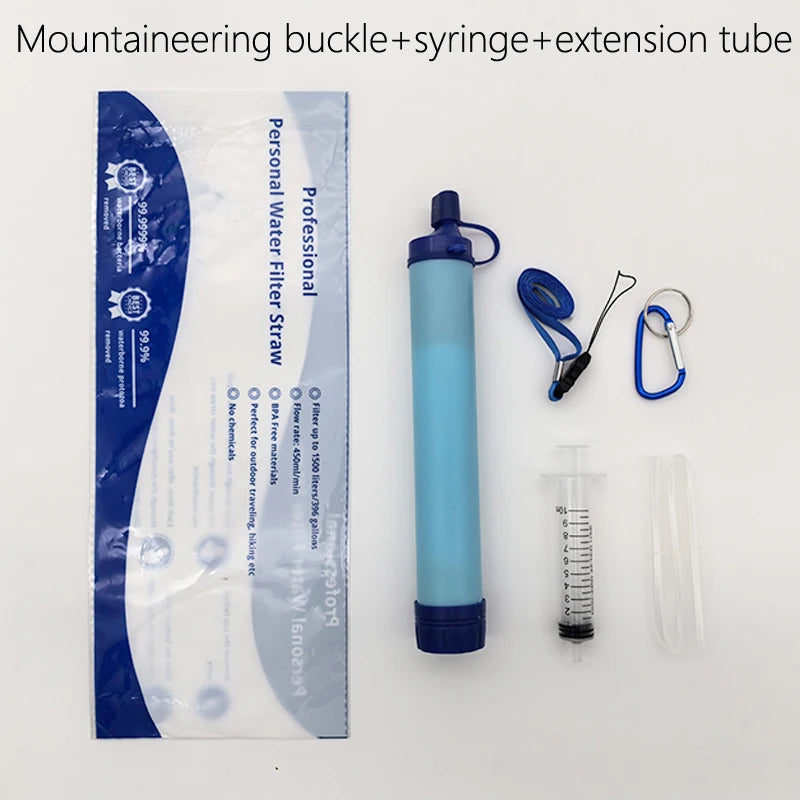 Portable Water Filter Straw (Survival & Emergency)