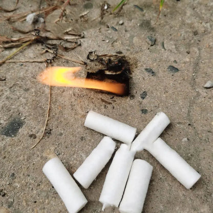 Portable Cotton Fire Starter Ki