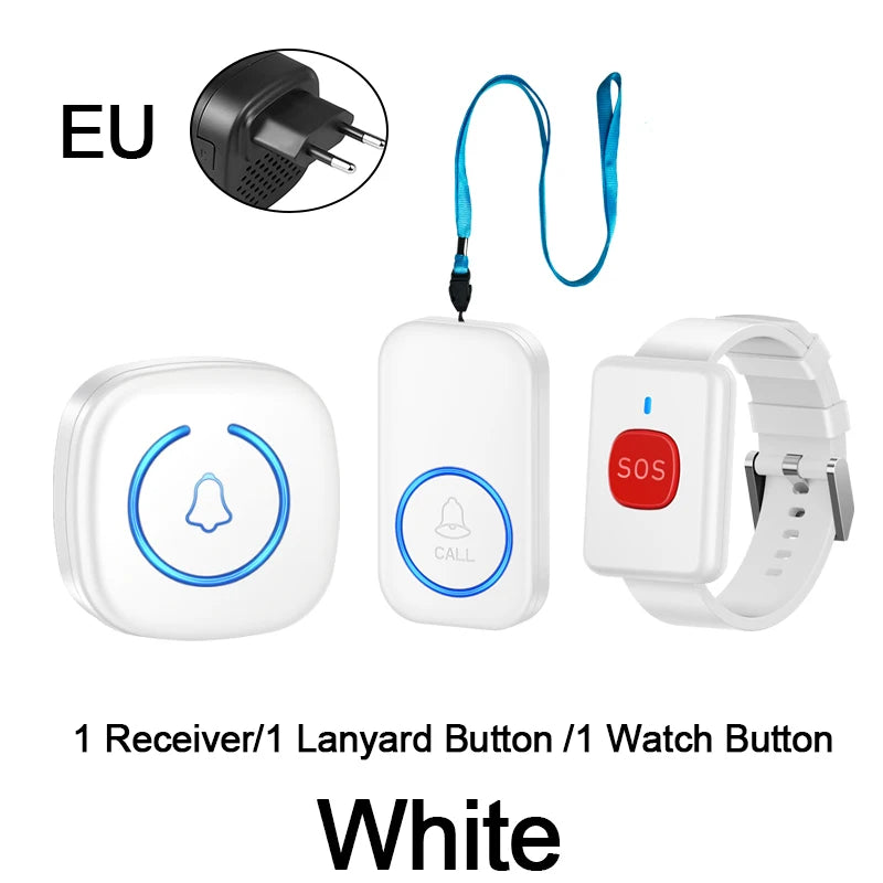 Wireless SOS Call Button (Lanyard Emergency Pager)