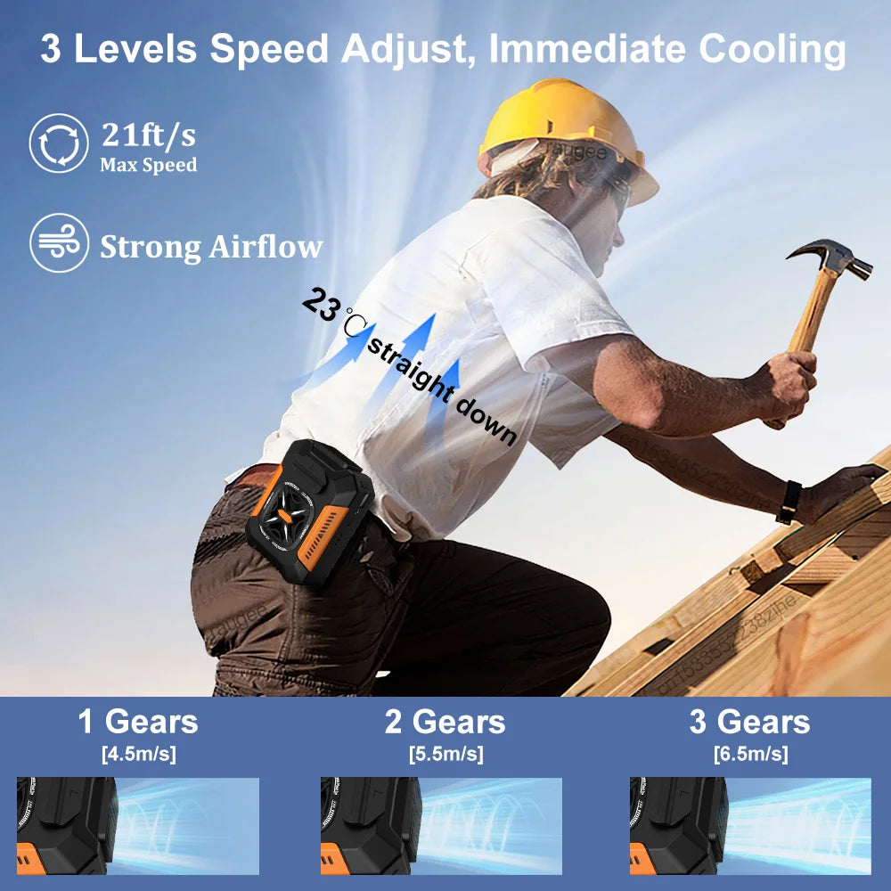 Portable Waist & Neck Fan (5000mAh)