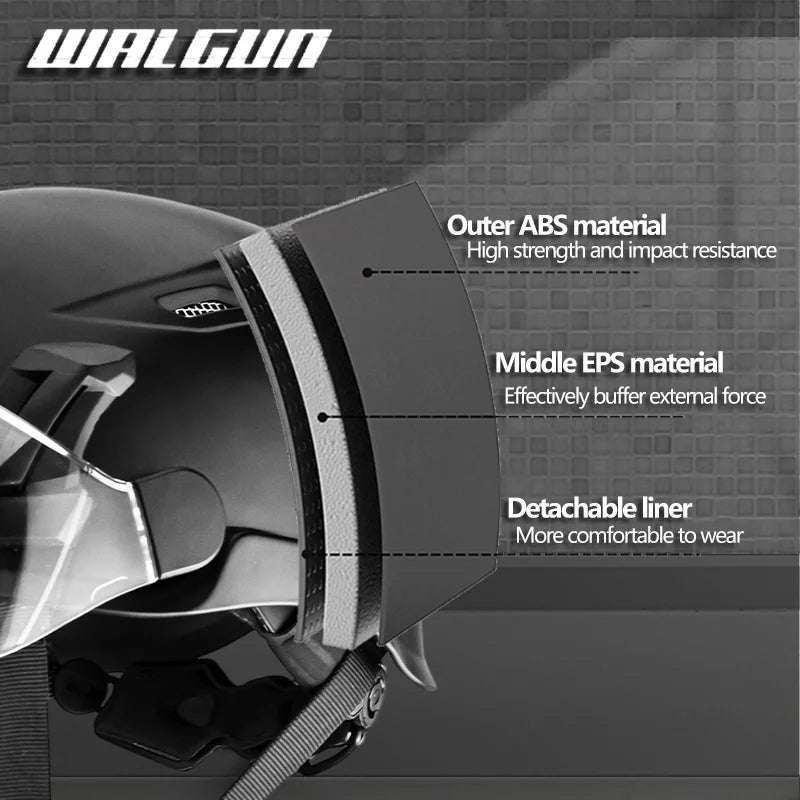 Construction Safety Helmet with Visor