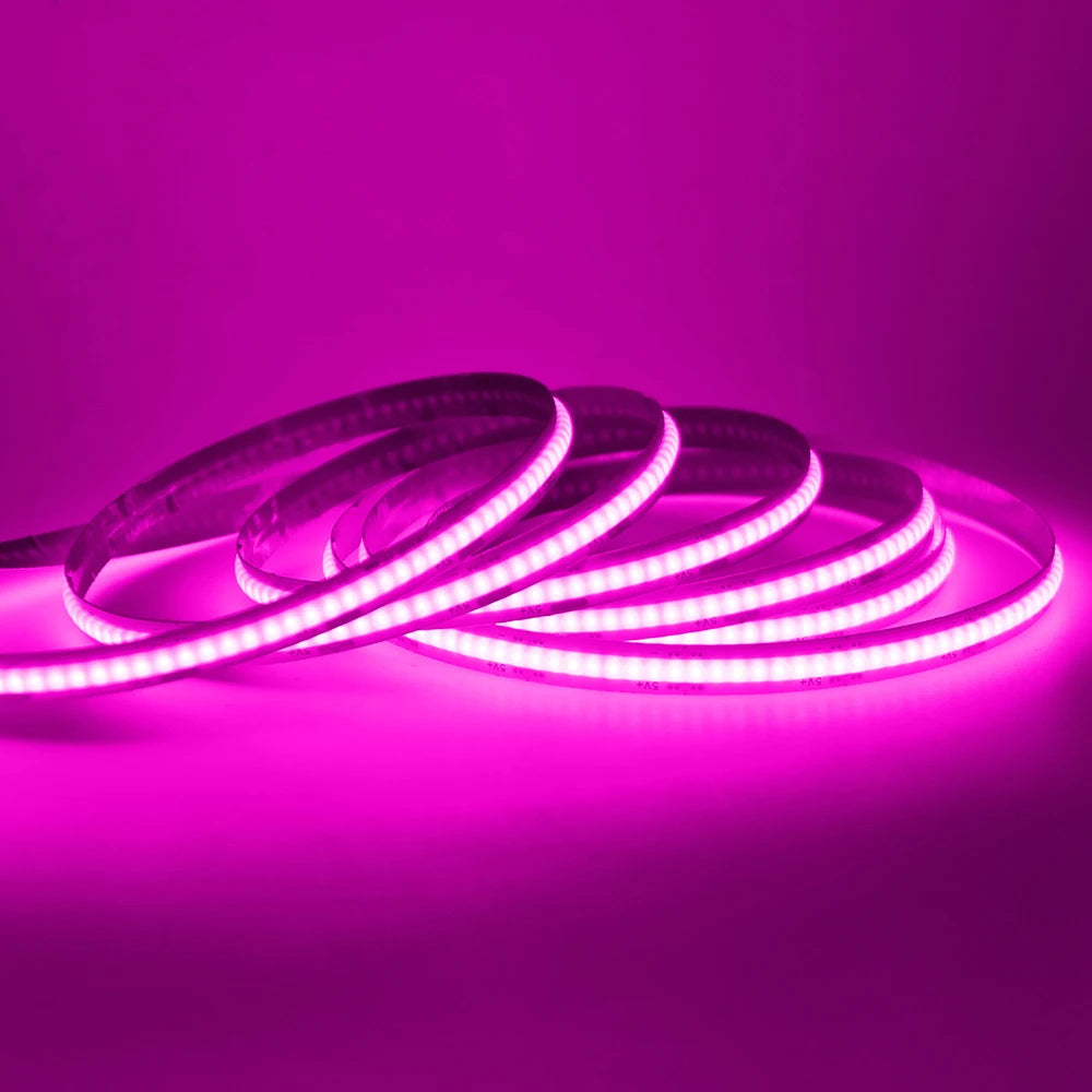 5V Motion Sensor COB LED Strip Light (USB Powered)