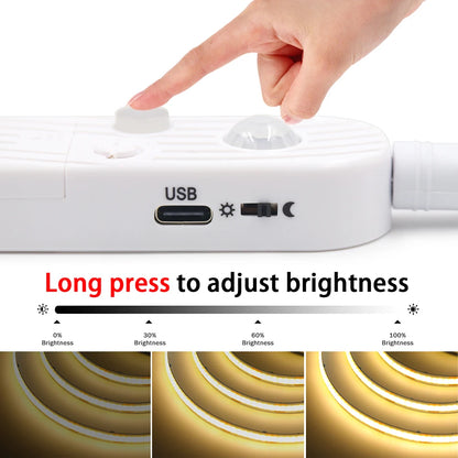 5V Motion Sensor COB LED Strip Light (USB Powered)