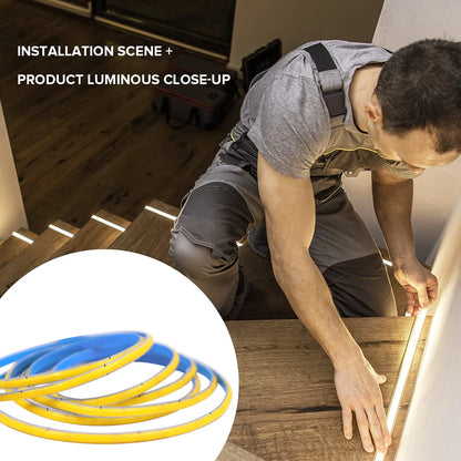 5V Motion Sensor COB LED Strip Light (USB Powered)