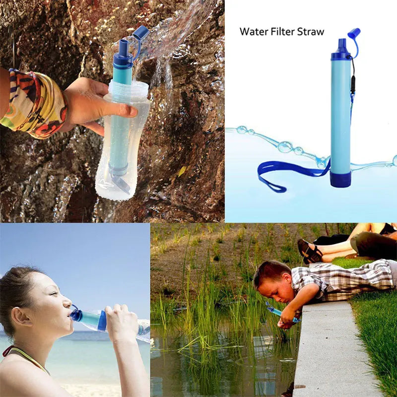 Portable Water Filter Straw (Survival & Emergency)