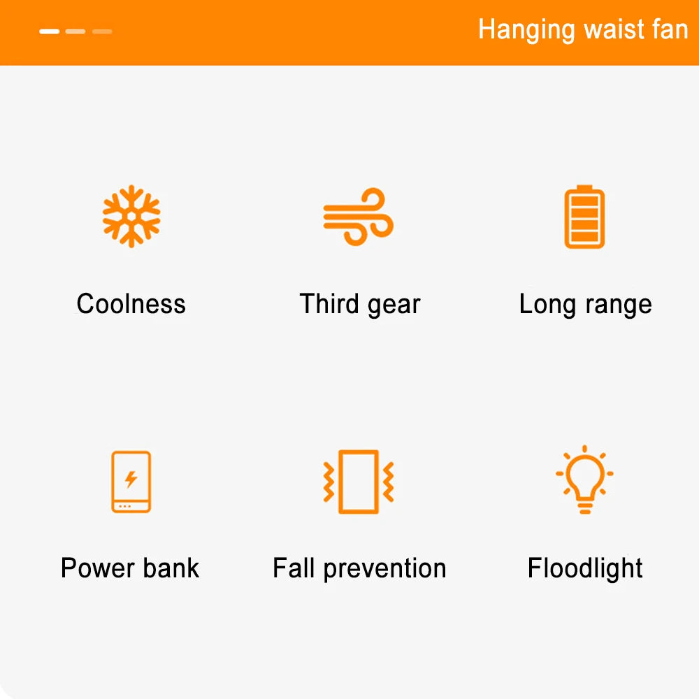 Portable Waist & Neck Fan (5000mAh)