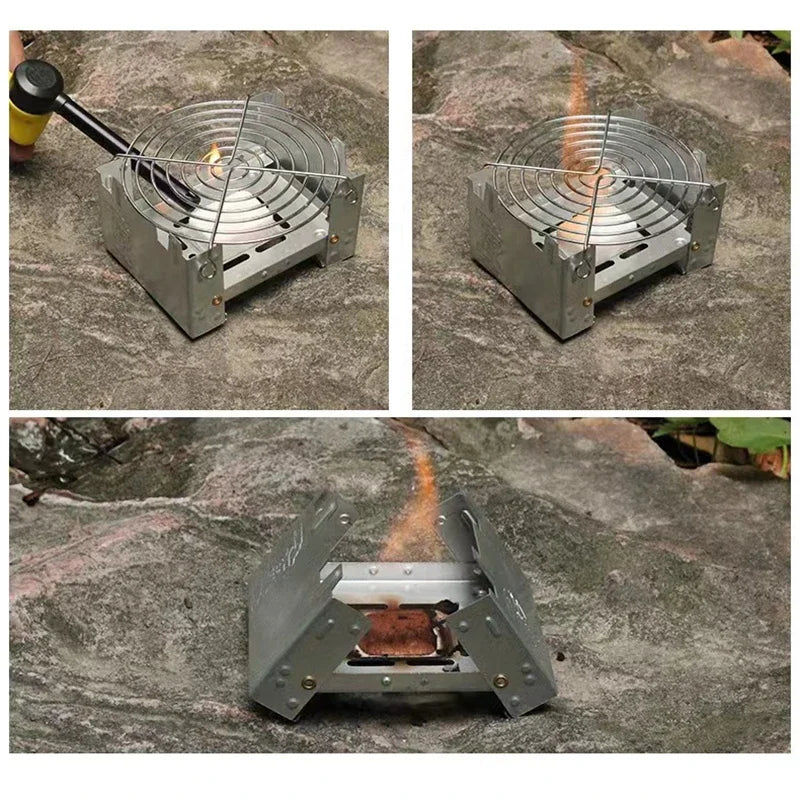 Portable Folding Alcohol Camping Stove