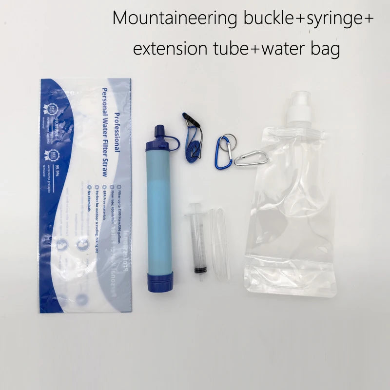 Portable Water Filter Straw (Survival & Emergency)