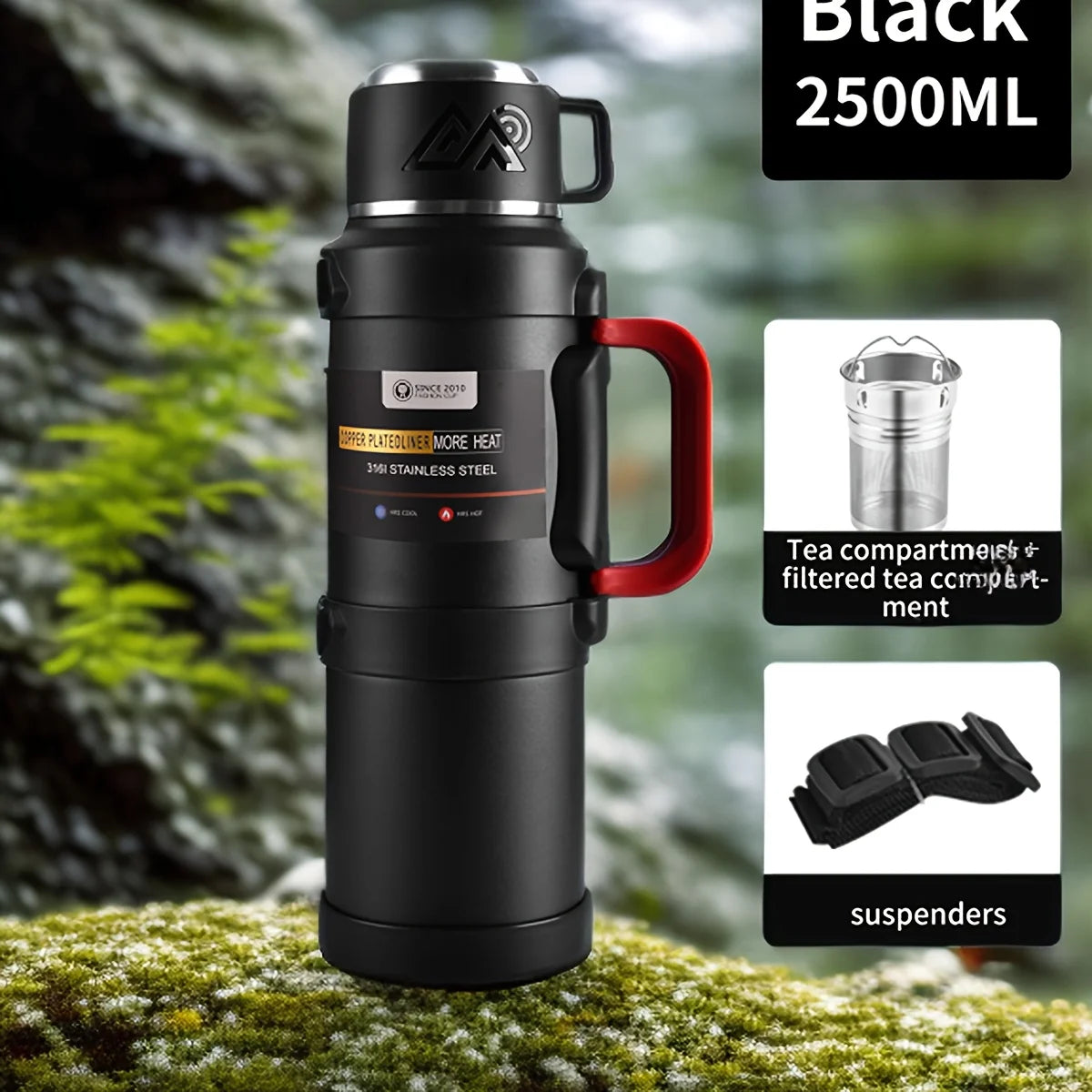 Stainless Steel Thermos Bottle (72H Thermal)