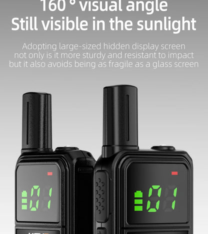 KSUN M3 Plus GMRS Two-Way Walkie Talkie (5W Long Range)