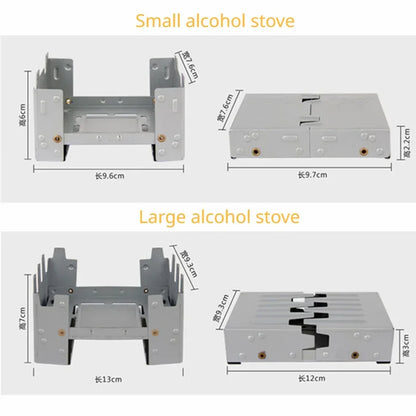 Portable Folding Alcohol Camping Stove