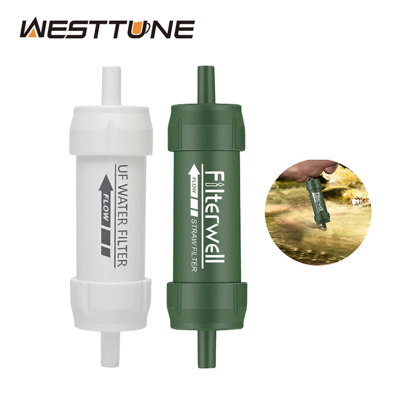Portable Water Filter Straw (Survival & Emergency)